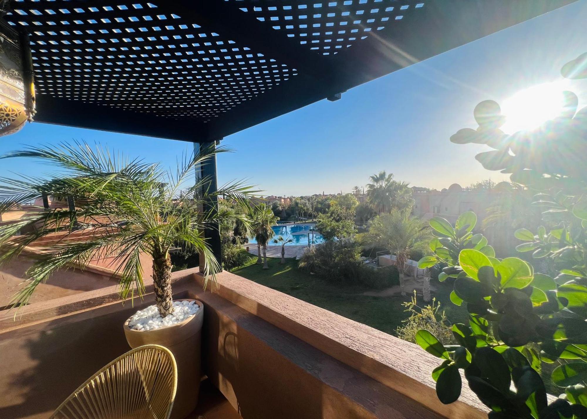 Duplex Atlas Golf Resort Pοοl Νieω Seriniτყ & Cαlm Marrakesh Eksteriør bilde