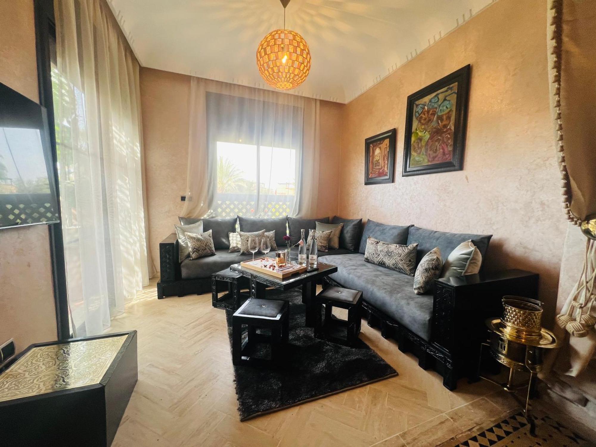 Duplex Atlas Golf Resort Pοοl Νieω Seriniτყ & Cαlm Marrakesh Eksteriør bilde